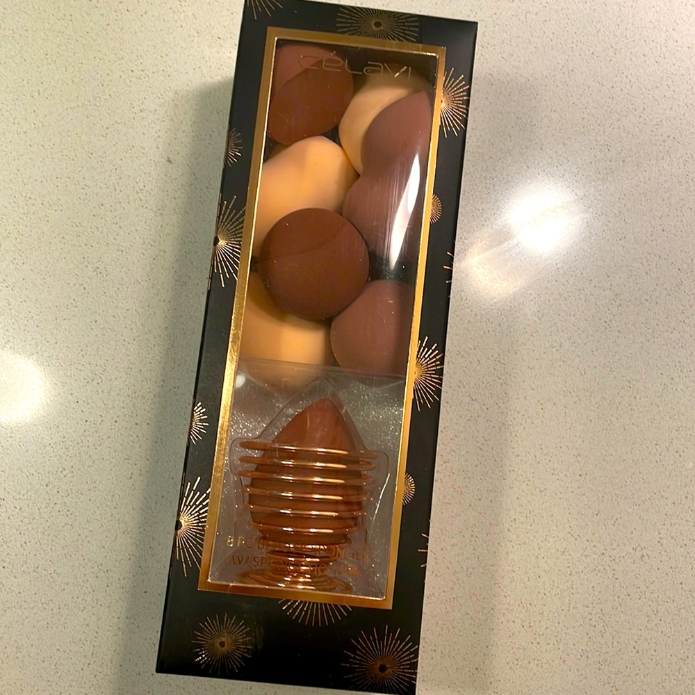 8pcs beauty sponge set with holder - Picture 1 of 4
